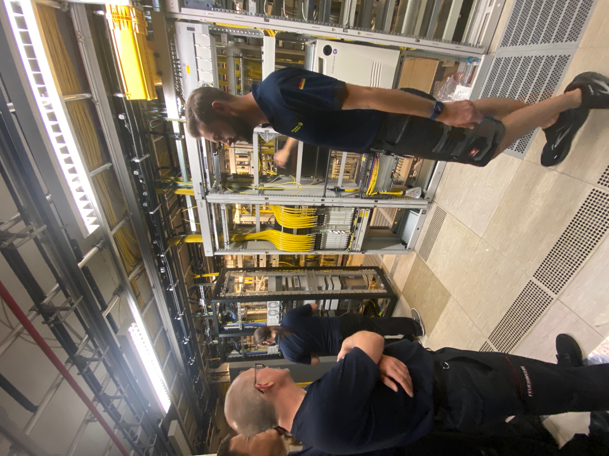 Blick in der Vermittlungsstelle